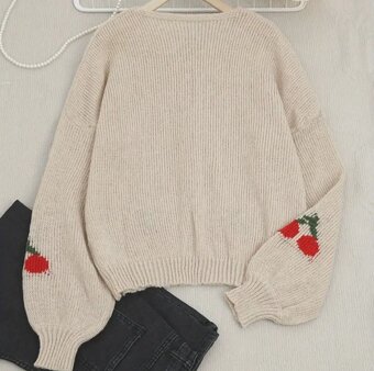 Sveter kardigan S hrubší - 2