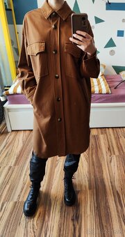 Stradivarius košeľový kabát oversize M - 2