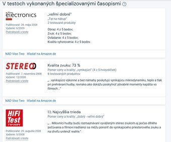 NAD VISO TWO stereo receiver s DVD prehrávačom - 2