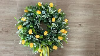 Veniec tulipány , priemer 45 cm - 2