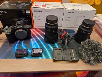 Sony A7 III + 2x objektiv a kompletná výbava - 2