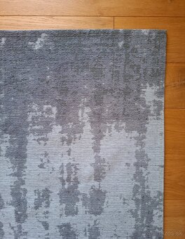 Moderný koberec Soil sivý 160 x 230 cm ľahko čistiteľný - 2