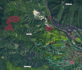 Vrútky – 3.500 m2 LESOV (Urbáru) - 2