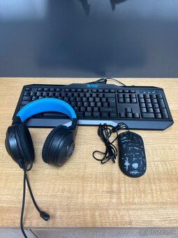 Predám herný set FURY THUNDERSTREAK 3.0, KLAV+MYS+SLUCHADLA - 2