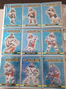 Hokejové kartičky insert dazzlers blue 2021/22 - 2