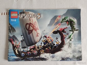 LEGO 7018 Viking Ship challenges the Midgard Serpent (s krab - 2