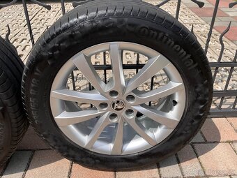 235/55 R18 - 5x112 Letná sada kolies original Škoda,VW - 2