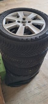 Al disky 4x108 R16 + 215/60 R16 zimné pneu - 2