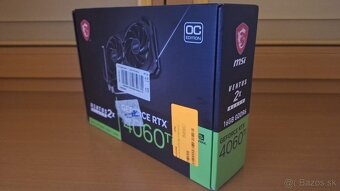 Predám MSI GeForce RTX 4060 Ti VENTUS 2X BLACK 16G OC - 2