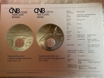 500 kč 2025  Aero L-39 BK - 2