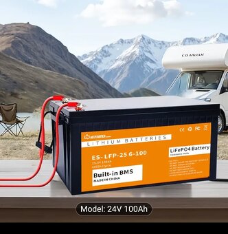 Predám LiFePO4 24v 100AH batériu - 2