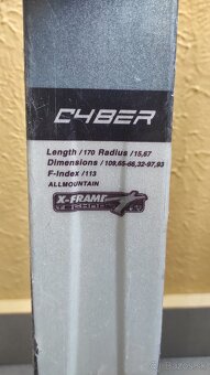Predám lyže Head Cyber C110 (170 cm) - 2