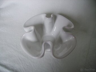 Keramický biely svietnik - 2