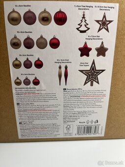 Vianočné ozdoby na stromček, 100 ks - 2