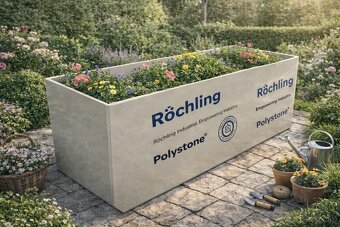 Plastový vyvýšený záhon / kvetináč - 2