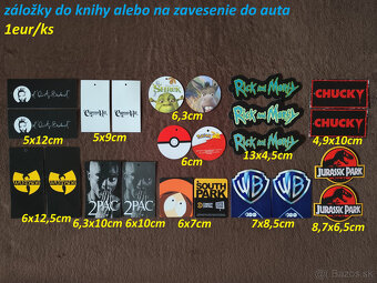 Záložky do knihy, Micro SD karta Samsung, USB kľúč SanDisk - 2