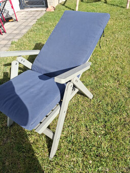 Drevené záhradné stoličky IKEA, 5x - 2