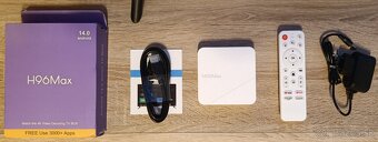 Android TV Box H96 Max RK3518 (2GB/16GB) s BT ovladacom - 2