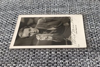 Lída Baarová autogram atelier Ströminger 1938 - 2