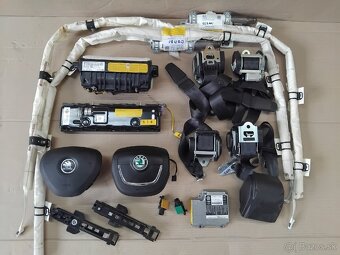 airbagy, pásy, senzory Superb 2 - 2