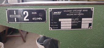 Tabuĺové nožnice, Stáčačku, Ohýbačku 2 m - 2