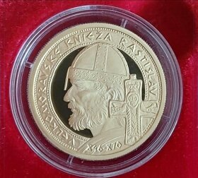 Zlatá zberateľská minca 100€ Rastislav 2014 - 2