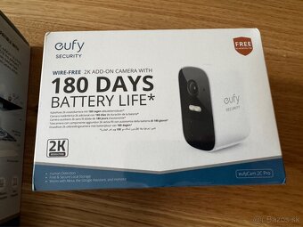 Eufy 2 bezpecnostne kamery, 2 solarne panely a homebase - 2