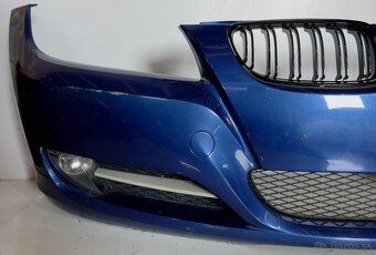 BMW E90/ E91 kompletný predny nárazník, montego blue, A51 - 2