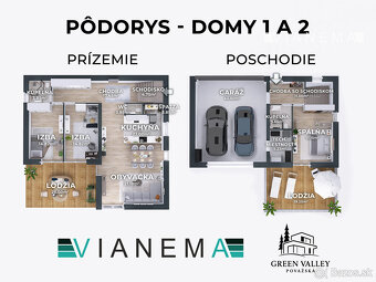 IBA U NÁS 4i rodinný dom s garážou a pozemkom 710m2, PB - 2