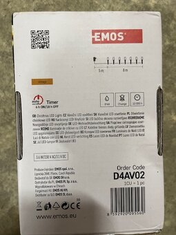 Led vianočná reťaz 8m - 2