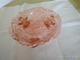 Starožitná, Art deco mísa masivní, - 2