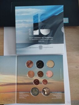 2 euro sada Estónsko 2018 - set mincí - 2