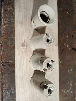 Keramická, porcelánová objímka E40 - 2