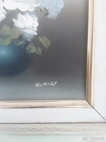 Predaj Olejomaľby kvetov a kópií portrétov v rámoch - 2