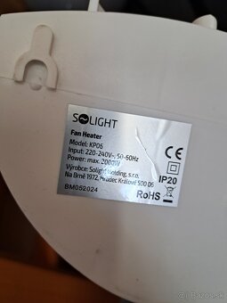 Ohrievač/ventilátor - 2