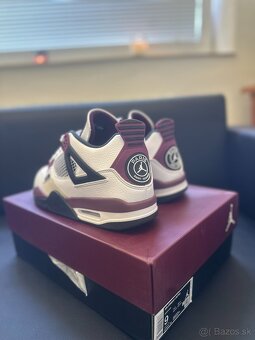 Paris Saint-Germain x Air Jordan 4 Retro 'Bordeaux' - 2