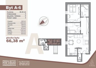 3- izbový byt Liptovská Ondrašová POD ZÁSAD "A" Kolaudácia - 2