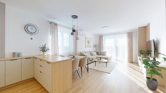 Slnečný, zariadený 2 izbový byt, parkovanie, novostavba - 2