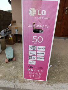 TV plazma LG 50PZ950  Nejde ale bol veľmi málo používaný. - 2