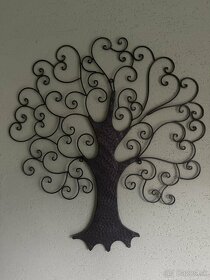 Kovové obrazy Strom života - 3D dekorácie - 2