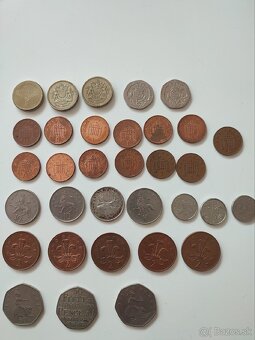 Zbierka britských mincí z éry kráľovnej Alžbety II. - 2
