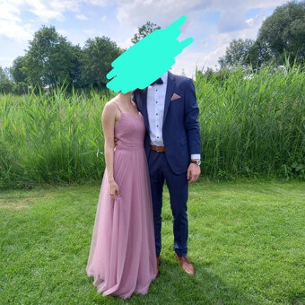 Šaty spoločenské dámske dlhé, veľkosť č. 36/S - 2