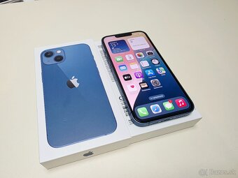 APPLE IPHONE 13 128GB BLUE ,BATERKA 100% - 2