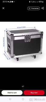 Led Beam Otočné hlavy 150w 4ks+ovládač+ 2xcase - 2