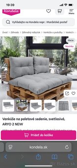 Vankúše na paletové sedenie - 2