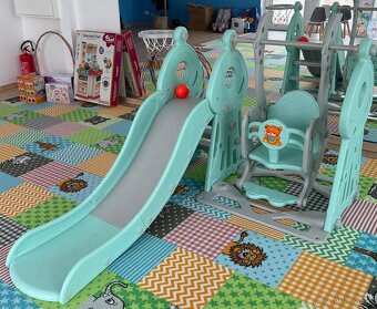 Detská šmykľavka s hojdačkou - 2