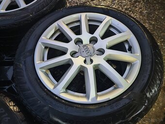 Alu sada =5x112 =orig. AUDI= s pneu= 205/60 R16 - 2