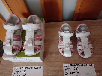 Dievčenské sandále zn.Protetika Dalia veľ.28 - 2