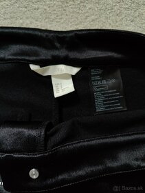 H&M lesklé nohavice veľkosť S - 2