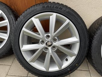 Skoda FABIA disky silber 7jxR16 ET46 215 45 R16 Zimné - 2